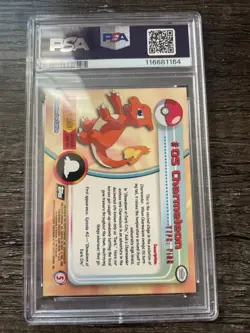 1999 Topps Pokemon TV Charmeleon Foil PSA 9 - Image 2