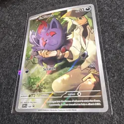 N's Zorua SVP189 SV: Pokemon Journey Together ETB Black Star Promo - Image 2