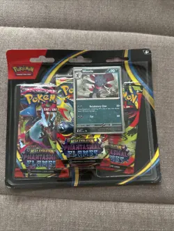 Pokemon TCG Mega Evolution Phantasmal Flames Triple Blister Pack New and Sealed - Image 1