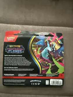 Pokemon TCG Mega Evolution Phantasmal Flames Triple Blister Pack New and Sealed - Image 2