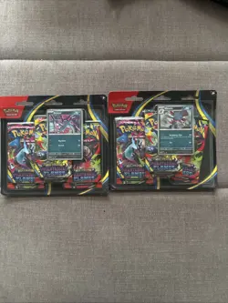 Pokemon TCG Mega Evolution Phantasmal Flames Triple Blister Pack New and Sealed - Image 3