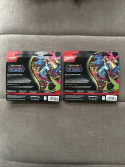 Pokemon TCG Mega Evolution Phantasmal Flames Triple Blister Pack New and Sealed - Image 4