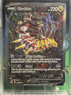 Pokemon Giratina V (Alternate Full Art) 186/196 Swsh11: Lost Origin Holo TAG 9 - Image 3