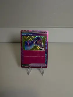 Hero’s Cape Prize Pack Play Stamp Stamped Pokemon TCG Series 5 Ace Spec 152/162 - Image 1