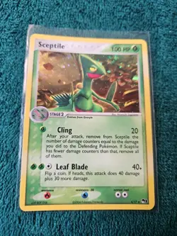 Sceptile 4/17 - Pop Series 1 Holo Rare Pokemon TCG LP - Image 3