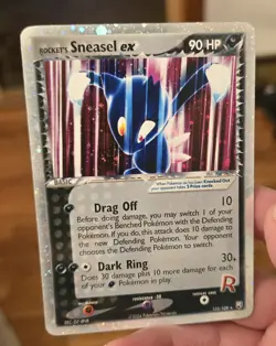 Rocket's Sneasel Ex 103/109 Holo Pokemon 2004 LP Team Rocket Returns - Image 2