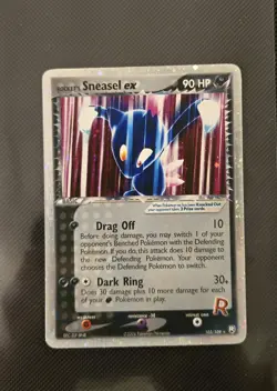 Rocket's Sneasel Ex 103/109 Holo Pokemon 2004 LP Team Rocket Returns - Image 5