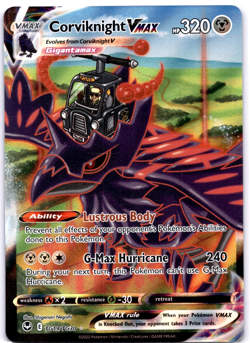 Pokemon TCG Corviknight VMAX TG19/TG30 Silver Tempest Full Art Trainer Near Mint - Image 1