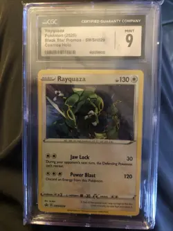 Rayquaza Pokemon Black Star Promos Cosmos Holo Mint 9 [CGC] - Image 2