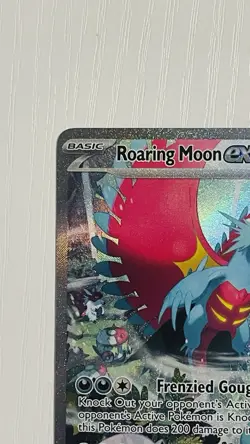 The Pokemon Company Roaring Moon ex 251/182 Paradox Rift Holo SIR NM - Image 3