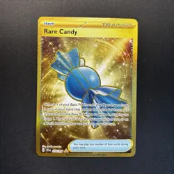 Pokemon Rare Candy 256/198 SV01 Scarlet & Violet Gold Secret Rare Foil English - Image 1