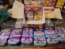Pokemon TCG Galar Power MINI TIN Full Set + Display + Extra - EMPTY-NO PACKS. - Image 2
