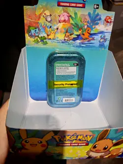 Pokemon TCG Kanto Friends Mini Tin (2 Booster Packs) New & Sealed Squirtle Tin - Image 3