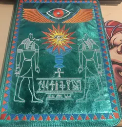 UNDYING TOME 9-POCKET YUGIOH 20 Page Trade Binder “Mana Moon” Used, GREAT CON - Image 1