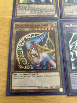 Lot 20 DARK MAGICIAN GIRL Dragon Knight Yu-Gi-Oh 1st Edition 1996 Spell Card Set - Image 2