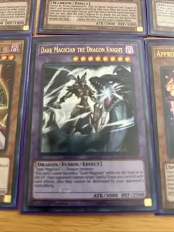 Lot 20 DARK MAGICIAN GIRL Dragon Knight Yu-Gi-Oh 1st Edition 1996 Spell Card Set - Image 3