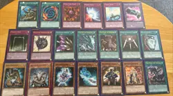 Lot 20 DARK MAGICIAN GIRL Yu-Gi-Oh 1st Edition 1996 Spell Trap Card Set Skilled - Image 1