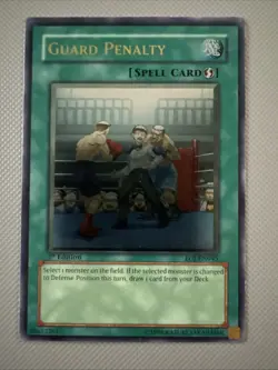 Yugioh Guard Penalty EOJ-EN045 1ST EDITION ULTIMATE NP - Image 1