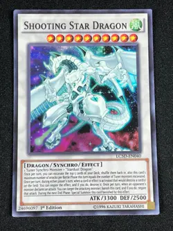 YUGIOH SHOOTING STAR DRAGON LC5D-EN040 1ST SUPER (NM) - Image 1