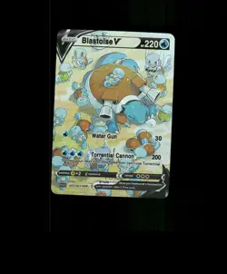 FAN-ART READ DESCRIPTION BELOW HOLO Blastoise Card Blastoise Pokemon Card p1 - Image 1