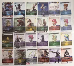 24-Card LOT Final Fantasy TCG - Journey/Gunslinger Commons/Uncommons - NO DUPES - Image 1