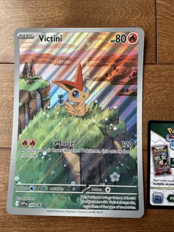 Pokemon Victini 208 JUMBO CARD Black Star Promo Black And White - Image 1