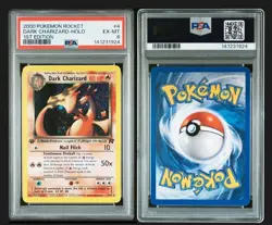 PSA 6 - DARK CHARIZARD 4/82 1st Edition Team Rocket Pokemon Card HOLO - Image 5