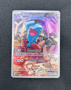 Pokemon TCG Team Rocket's Wobbuffet Promo Card SVP203 - Image 1