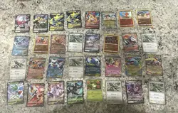 Pokemon Card Lot ( EX, V , Promo, Holo, Reverse Holo ) 115+ Cards All Sleeved - Image 2