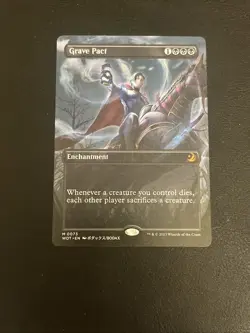 Grave Pact (Anime Borderless) #73 Wilds of Eldraine: Enchanting Tales MTG NM - Image 1