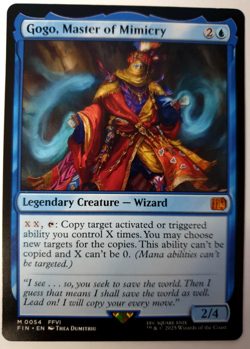 Gogo, Master of Mimicry - MTG Final Fantasy - Mythic - 0054 NM - Image 1