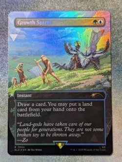Growth Spiral Secret Lair Drop Series Playstation Rainbow Foil - Image 1