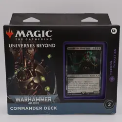 Magic The Gathering Warhammer 40k Necron Dynasties Commander Deck MTG Beyond - Image 1
