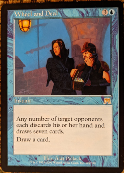 Wheel and Deal (NM) | MTG Blue Draw Spell + Fallen Empires Vintage Blue Bundle - Image 1