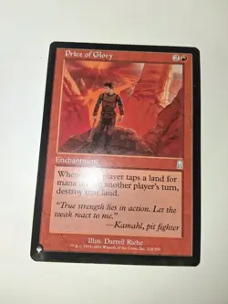 Price of Glory - The List MTG NM - Image 1