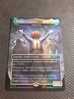 Dwight o'Lantern Reaper King NM Foil MTG Secret Lair The Office Unplayed Magic - Image 1