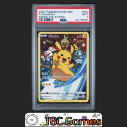 Pikachu SWSH020 Black Star Promo #020 Figure Collection PSA 9 - Image 1