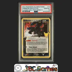 Umbreon Gold Star Celebrations Classic Collection #17 PSA 10 - Image 1