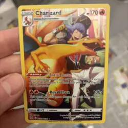 Pokemon TCG Charizard 2022 Swsh11: Lost Origin Trainer Gallery TG03/TG30 NM - Image 1