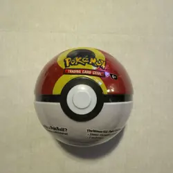Pokemon TCG Poke Ball Tin Repeat Ball New Factory Sealed 3 Booster Packs - Image 1