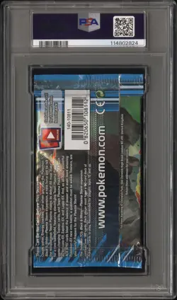 2013 POKEMON INT'L B&W PLASMA STORM FOIL PACK INFERNAPE FOIL PACK PSA 8 - Image 2