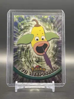1999 Topps Pokemon TV Animation Series 1 Weepinbell Green Logo #70 - Image 1