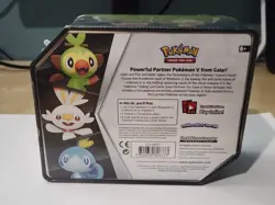 Pokemon TCG - Galar Partners Tin - Rillaboom V - 5 Packs - Read Description - Image 3