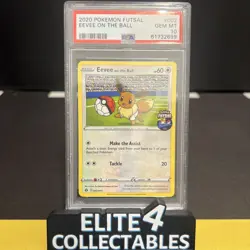Eevee On The Ball 002/005 - PSA 10 (Pokemon Futsal) - Image 1