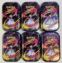 Lot Of 27 Empty Pokemon TCG Mini Tins Various Sets Sword & Shield Mega Evolution - Image 4