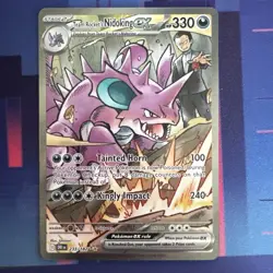Pokemon TCG Team Rockets Nidoking EX 233/182 Destined Rivals NM Condition - Image 1
