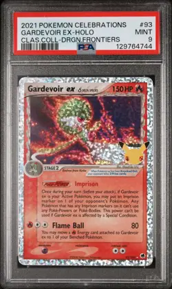 Gardevoir ex ⭐ Delta Species 93 Celebrations Collection Holo Pokemon PSA 9 - Image 1
