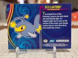 2001 Topps Pokemon Johto Series 1 #171 Lanturn (Blue Logo) LP - Image 2