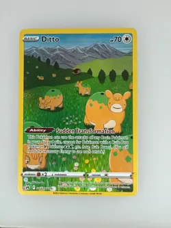 2023 Pokemon Crown Zenith Galarian Gallery Ditto GG22/GG70 NM - Image 1