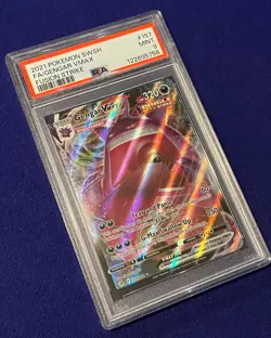 PSA 9 Gengar Vmax #157 SWSH Fusion Strike 2021 Pokemon MINT - Image 2